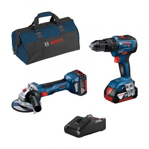 Kit Bosch Talador Percutor GSB 18V-55 + Amoladora GWS 18V-7