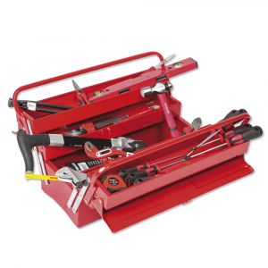 Caja Herramientas Metal 5 Bandejas + 50 Herramientas Dogher
