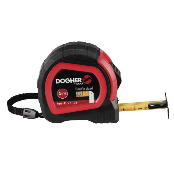 Flexómetro Profesional Ambas Caras 5m Dogher Tools